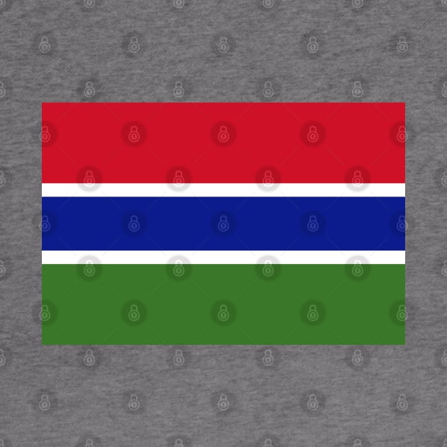 Flag of Gambia by COUNTRY FLAGS